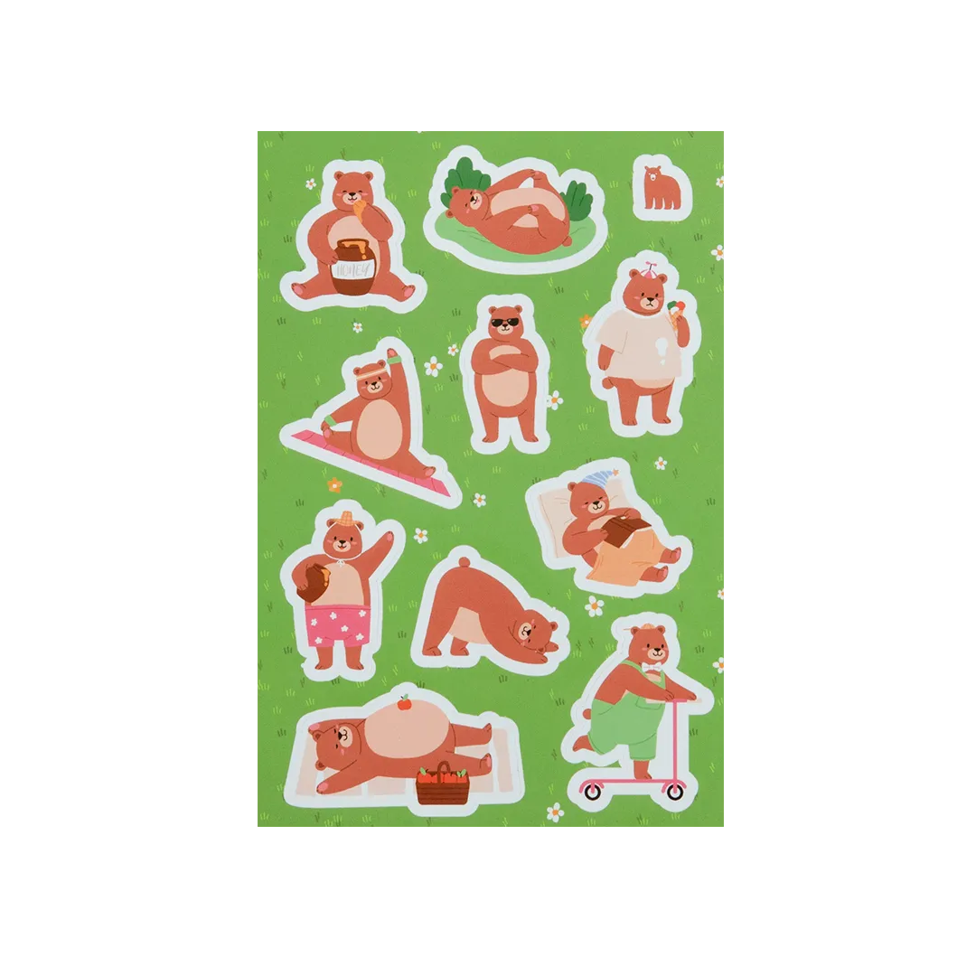 teddy-bear-picnic-four-bears-sticker-club