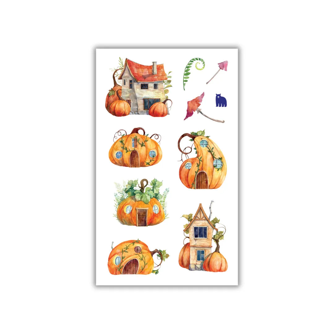 Home Is Where The Pumpkins Are - Four Bears Sticker Club