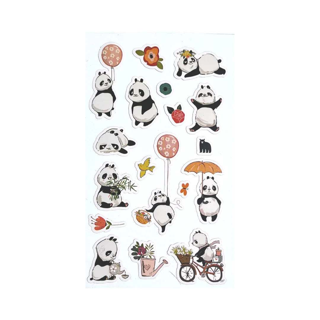 Panda Life – Four Bears Sticker Club