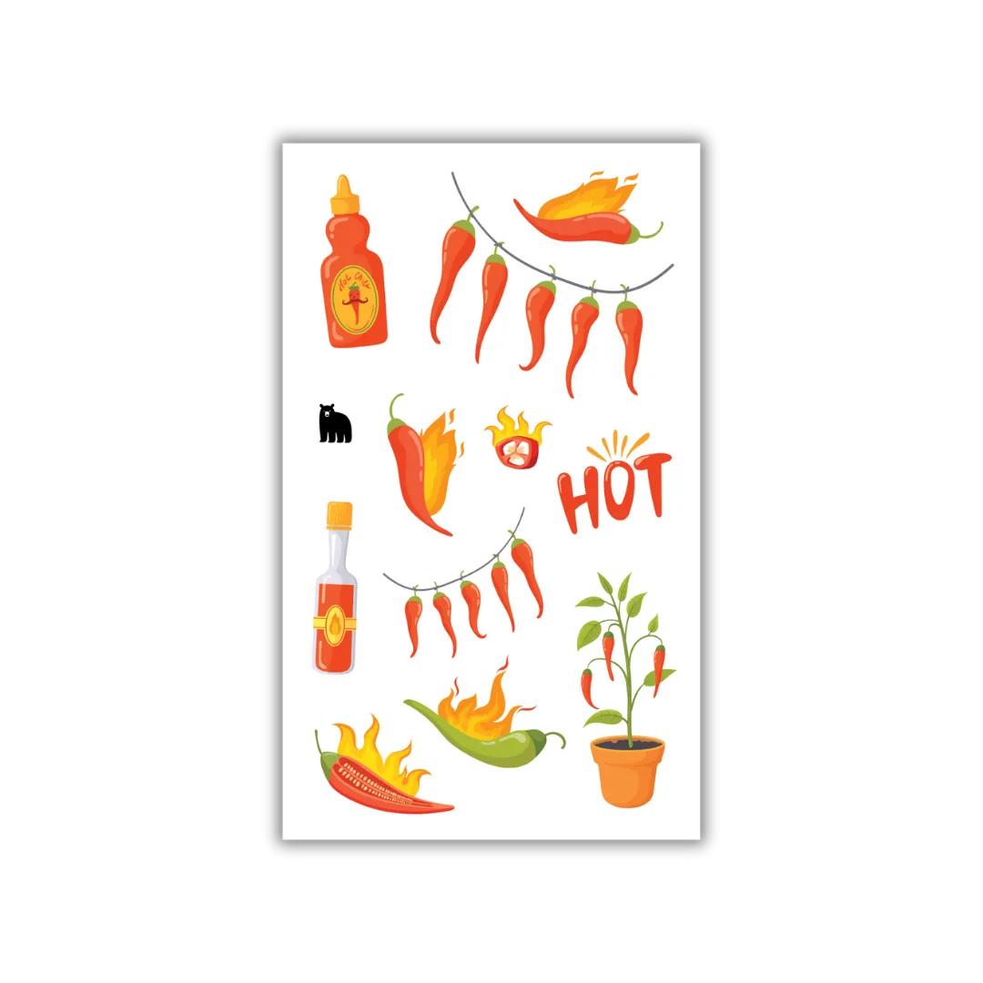 Red Hot Chilis - Four Bears Sticker Club