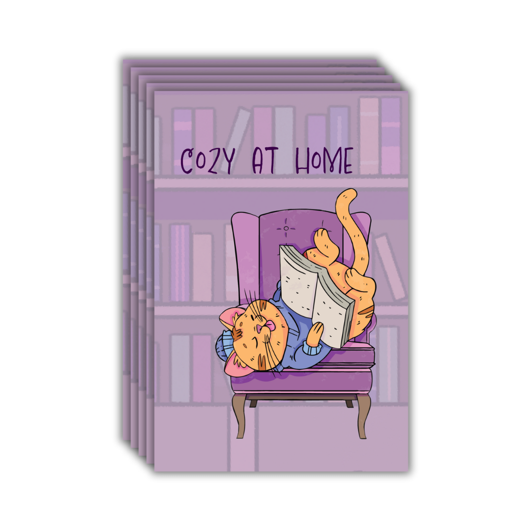 Cozy At Home Postcards