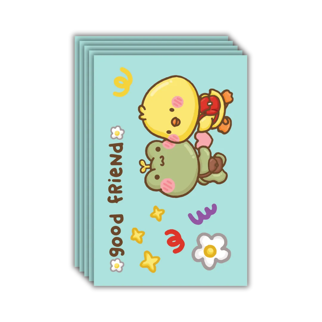 Good Friend Postcards - Four Bears Sticker Club