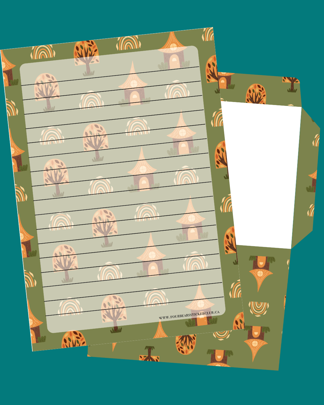 Autumn Trees Stationery