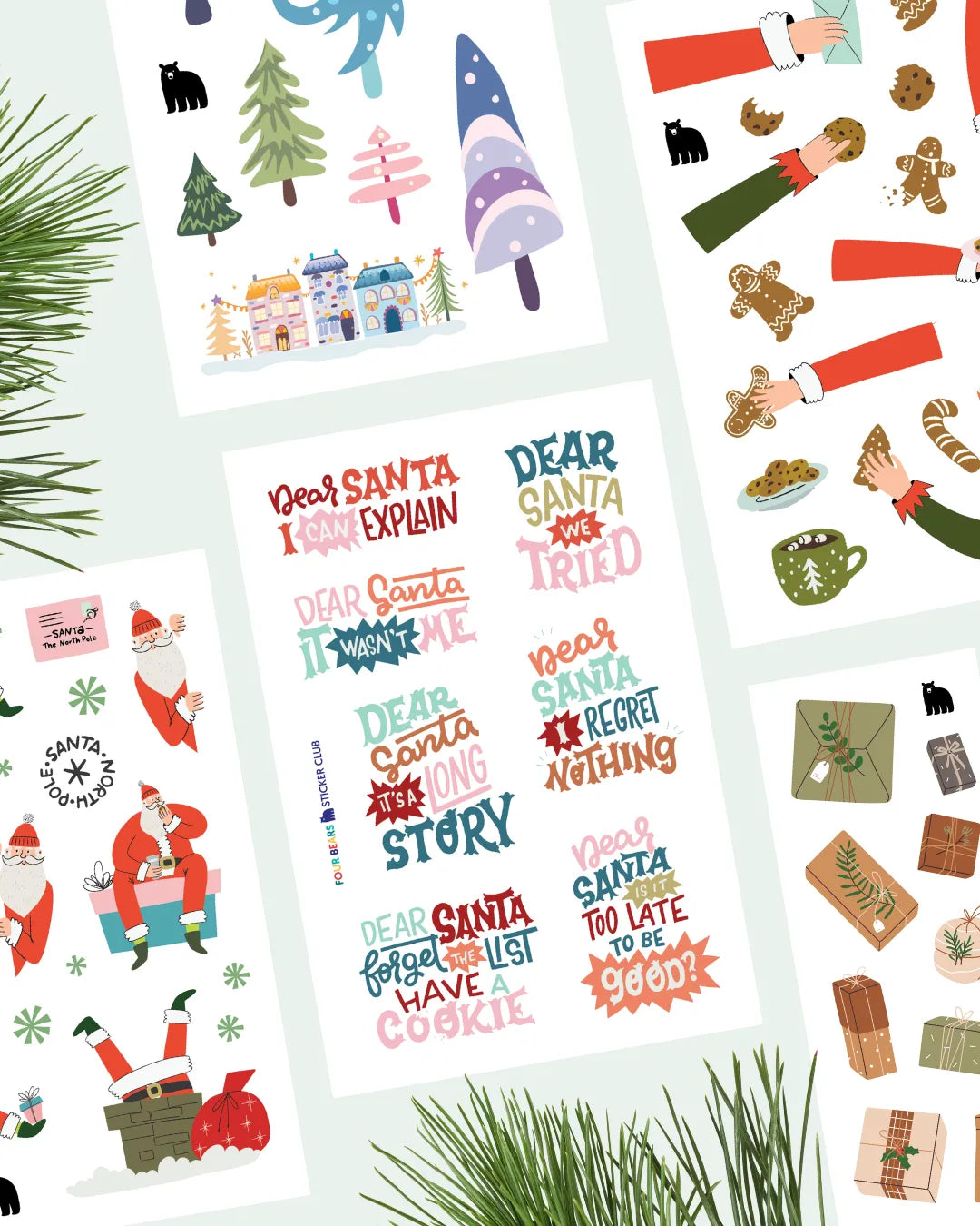 'Tis The Season Sticker Pack - Four Bears Sticker Club