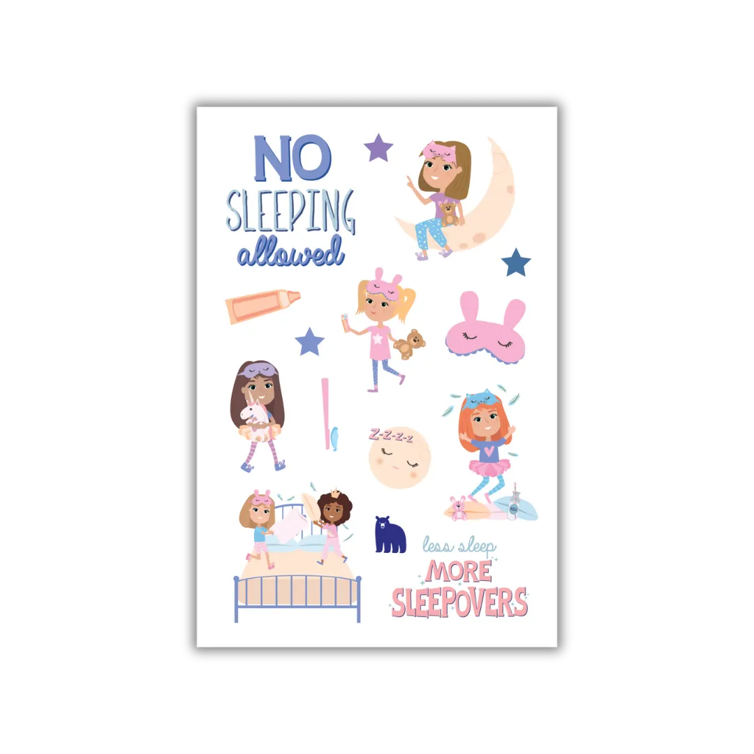 No Sleeping Allowed - Four Bears Sticker Club