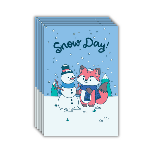 Snow Day Postcards