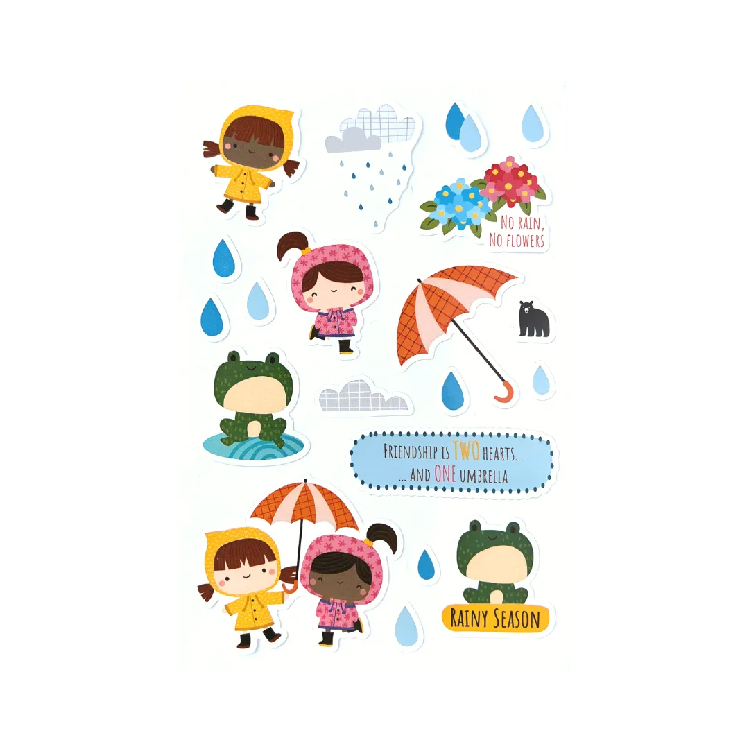 Rainy Season - Four Bears Sticker Club