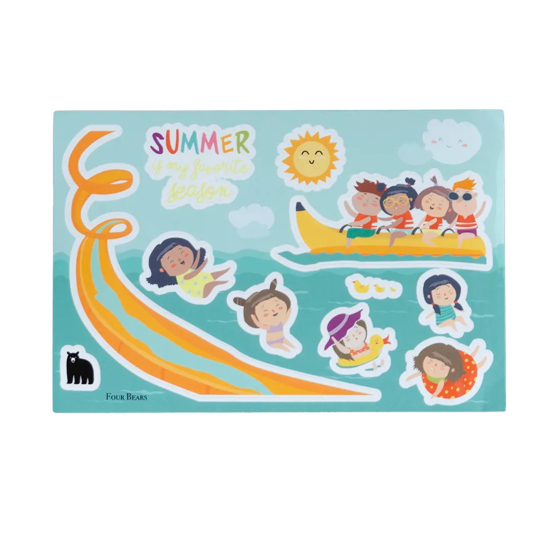 Summer Slide - Four Bears Sticker Club