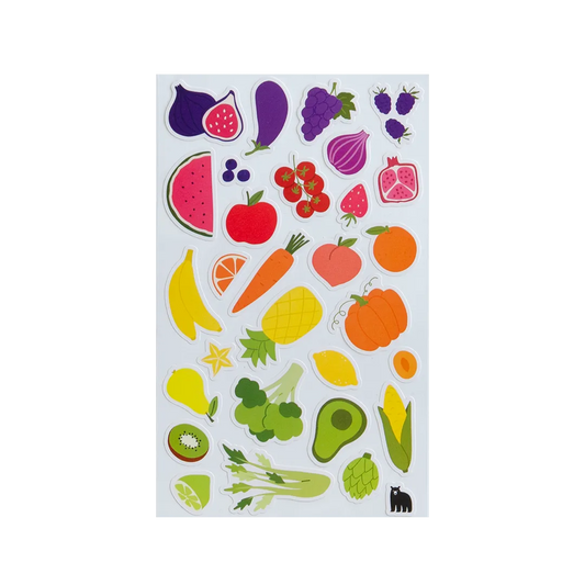 Rainbow Food - Four Bears Sticker Club