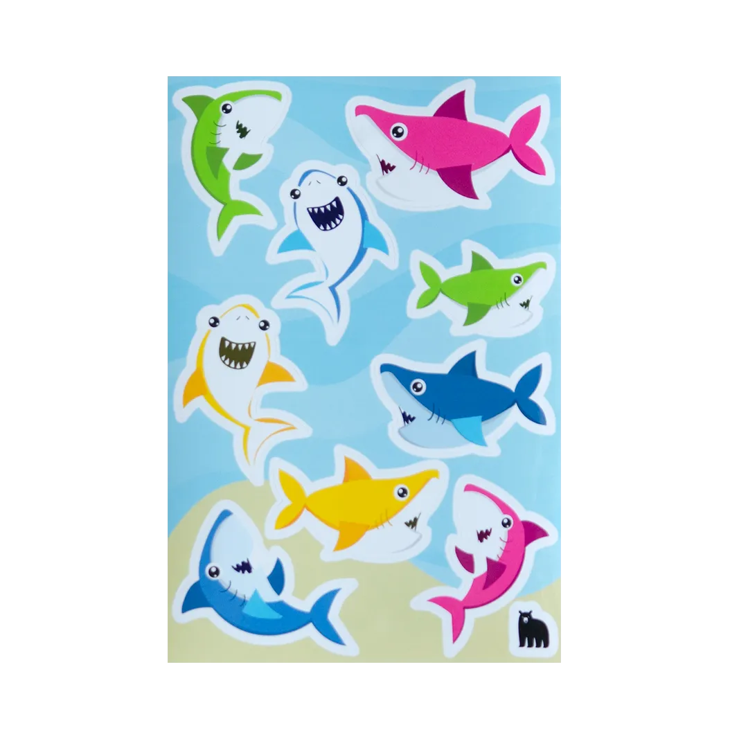 Silly Sharks – Four Bears Sticker Club