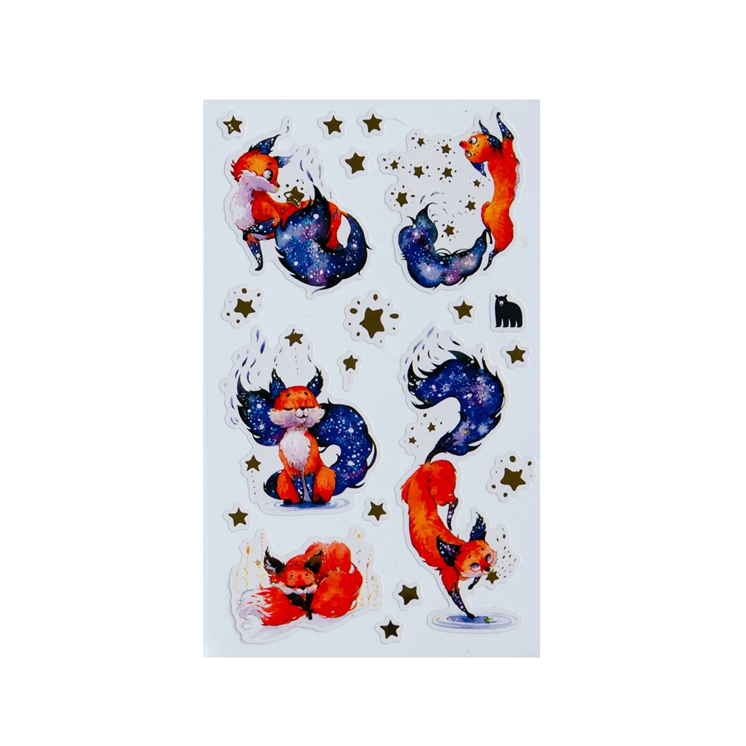 Starry Fox - Four Bears Sticker Club