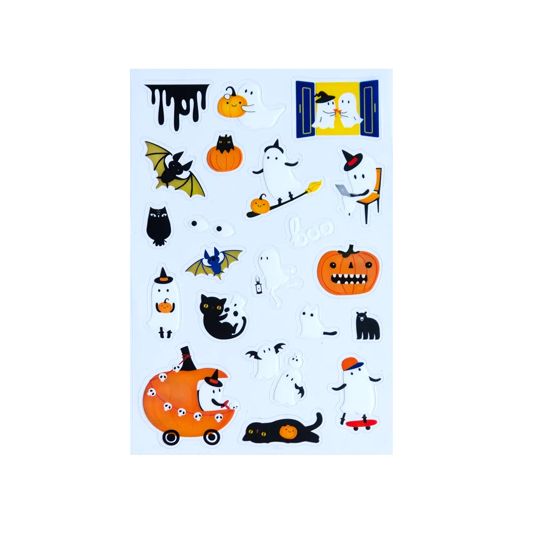 Trick or Treat Ghosts – Four Bears Sticker Club